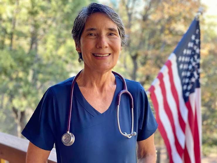 Felica French on the Navajo Reservation